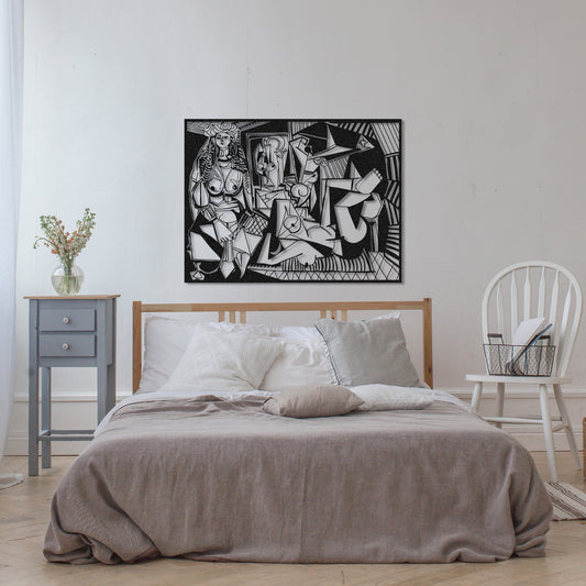 Modern Luxury Metal Wall Decor, Mid Century Wall Art, Abstract Metal Wall Sculpture, Above Bed Decor, Living Room Decor, Geometric Wall Art