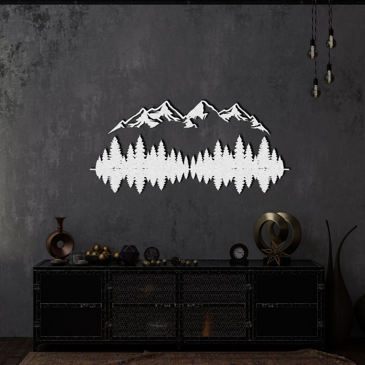 Mountain Modern Wall Decor, Mountain Metal Wall Decor, Mountain, Mountain Metal Wall Art, Living Room Decor, Outdoor Wall Art, Wall Sign Art