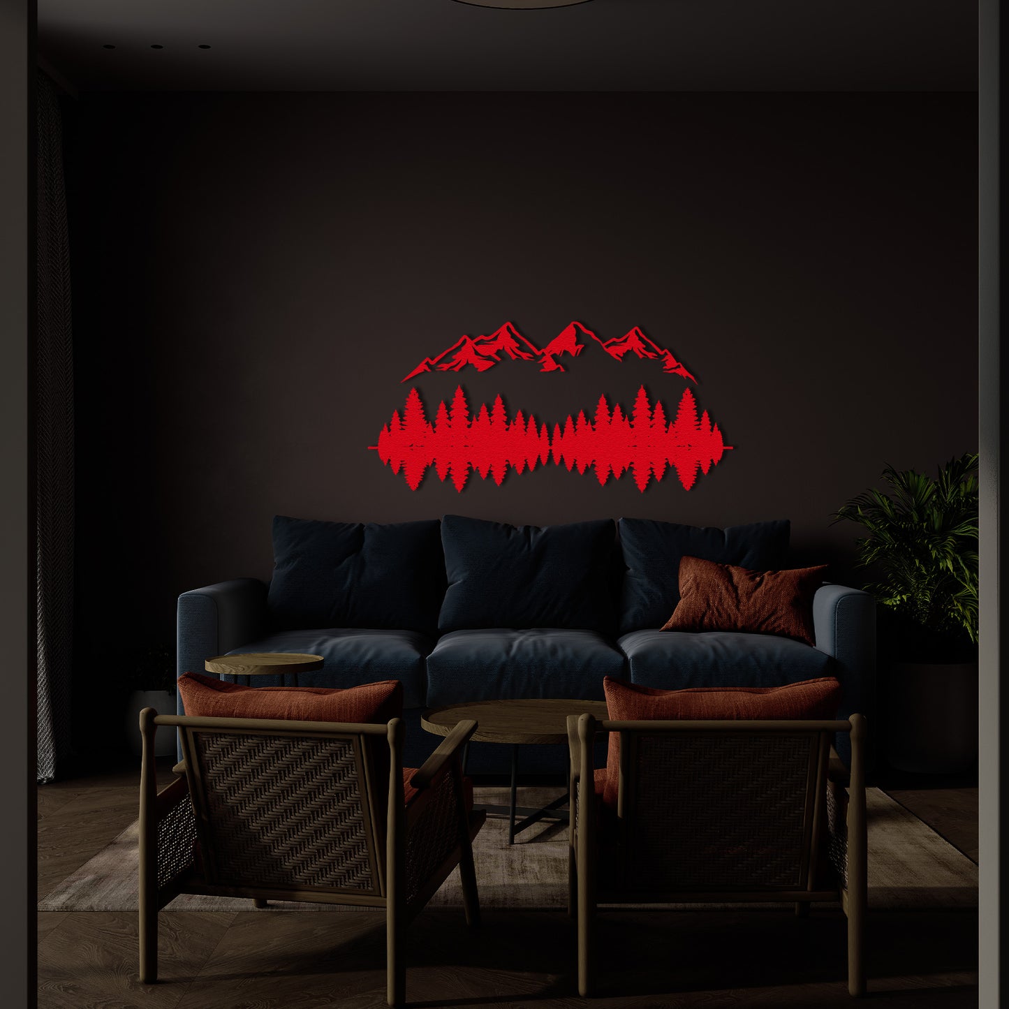 Mountain Modern Wall Decor, Mountain Metal Wall Decor, Mountain, Mountain Metal Wall Art, Living Room Decor, Outdoor Wall Art, Wall Sign Art