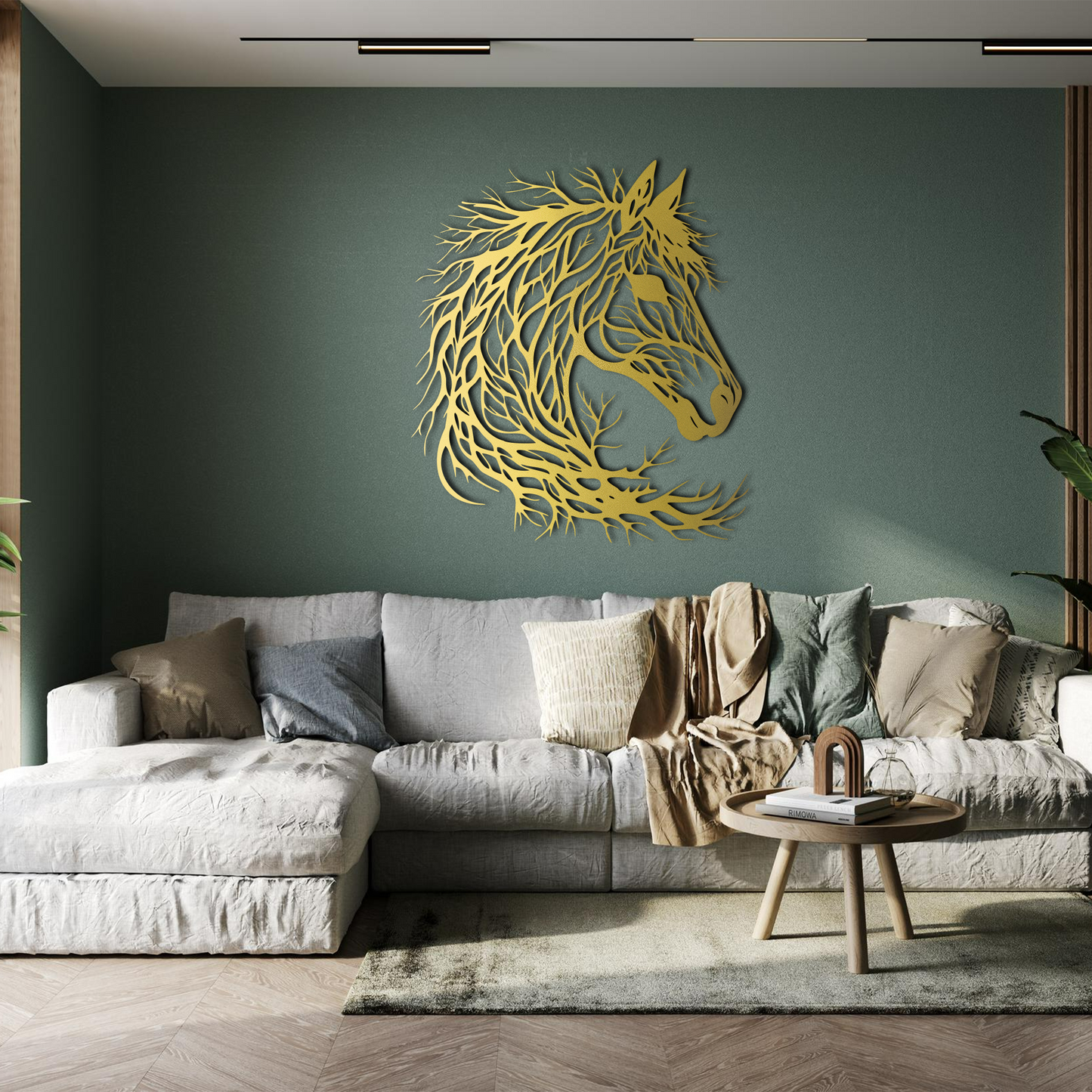 π Wild Horse Metal Wall Art