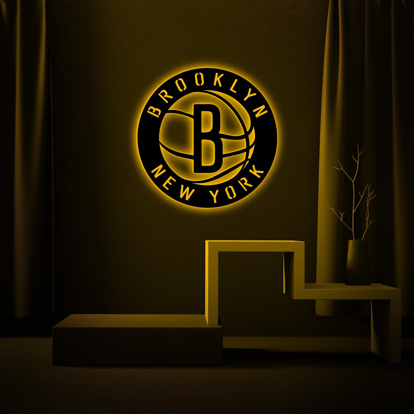 Brooklyn New York Metal Wall Decor