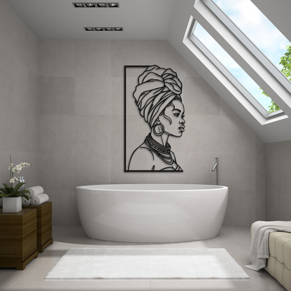 Black Silhouette Line Art