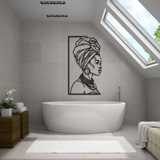 Black Silhouette Line Art