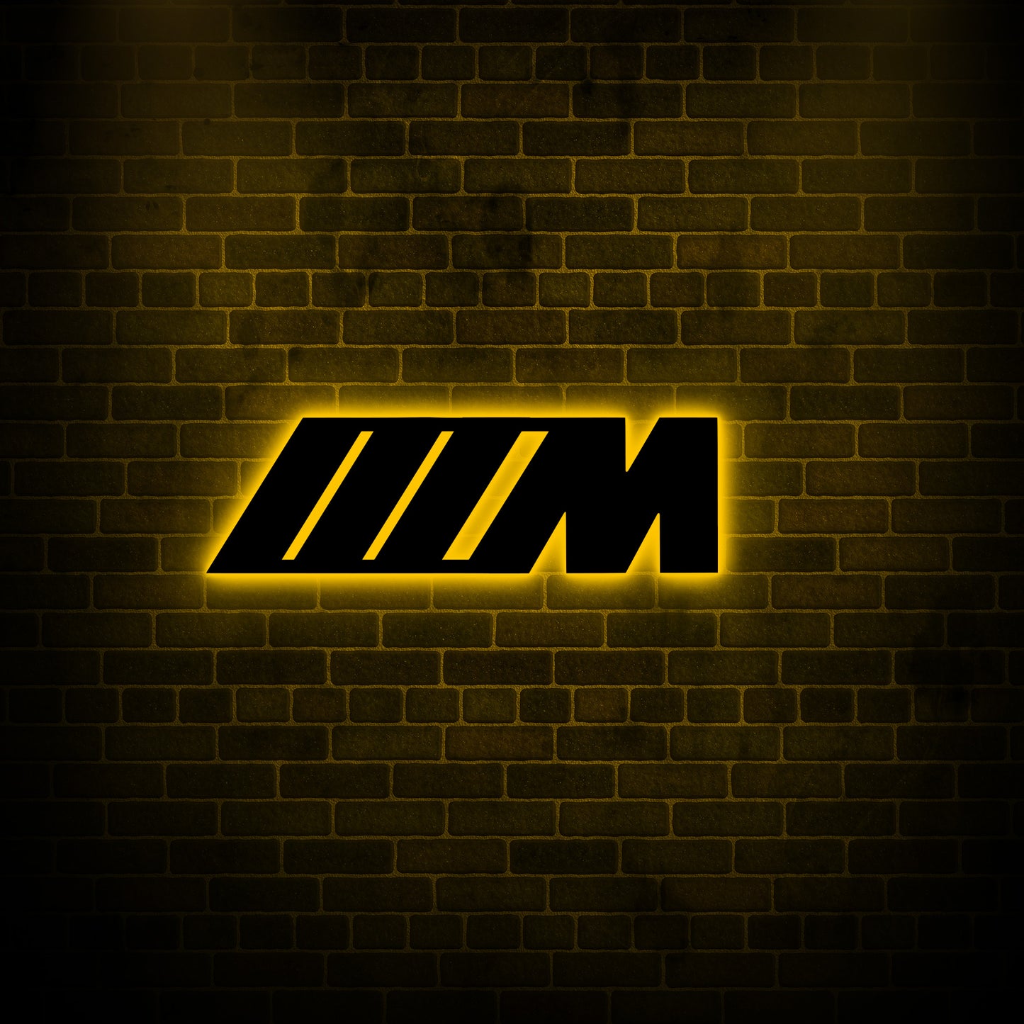 M Power Metal Wall Decor