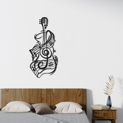 Music Line Art Sculpture