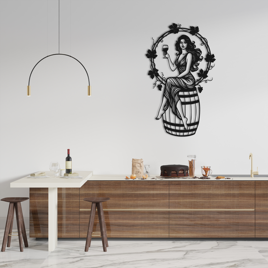 Wine & Woman Wall Decor