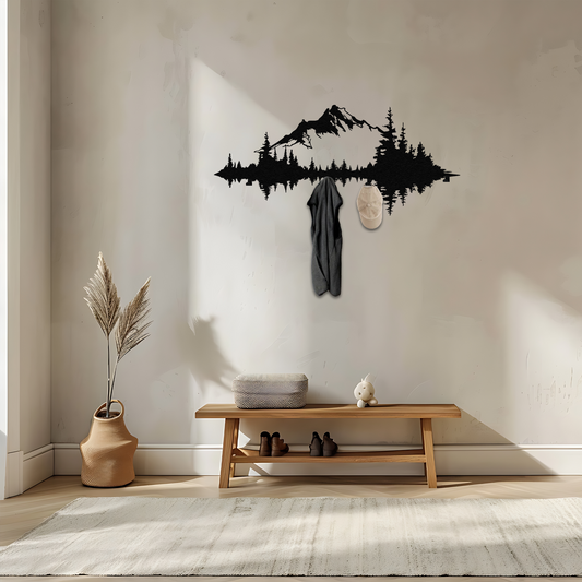 Nature Inspired Metal Wall Hook