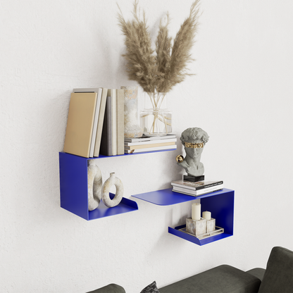 Minimalist Metal Wall Shelf – L Shape Design