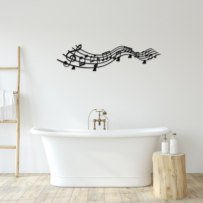 Musical Notes Wall Hook – Modern Metal Coat Rack & Music Wall Art for Entryway Decor