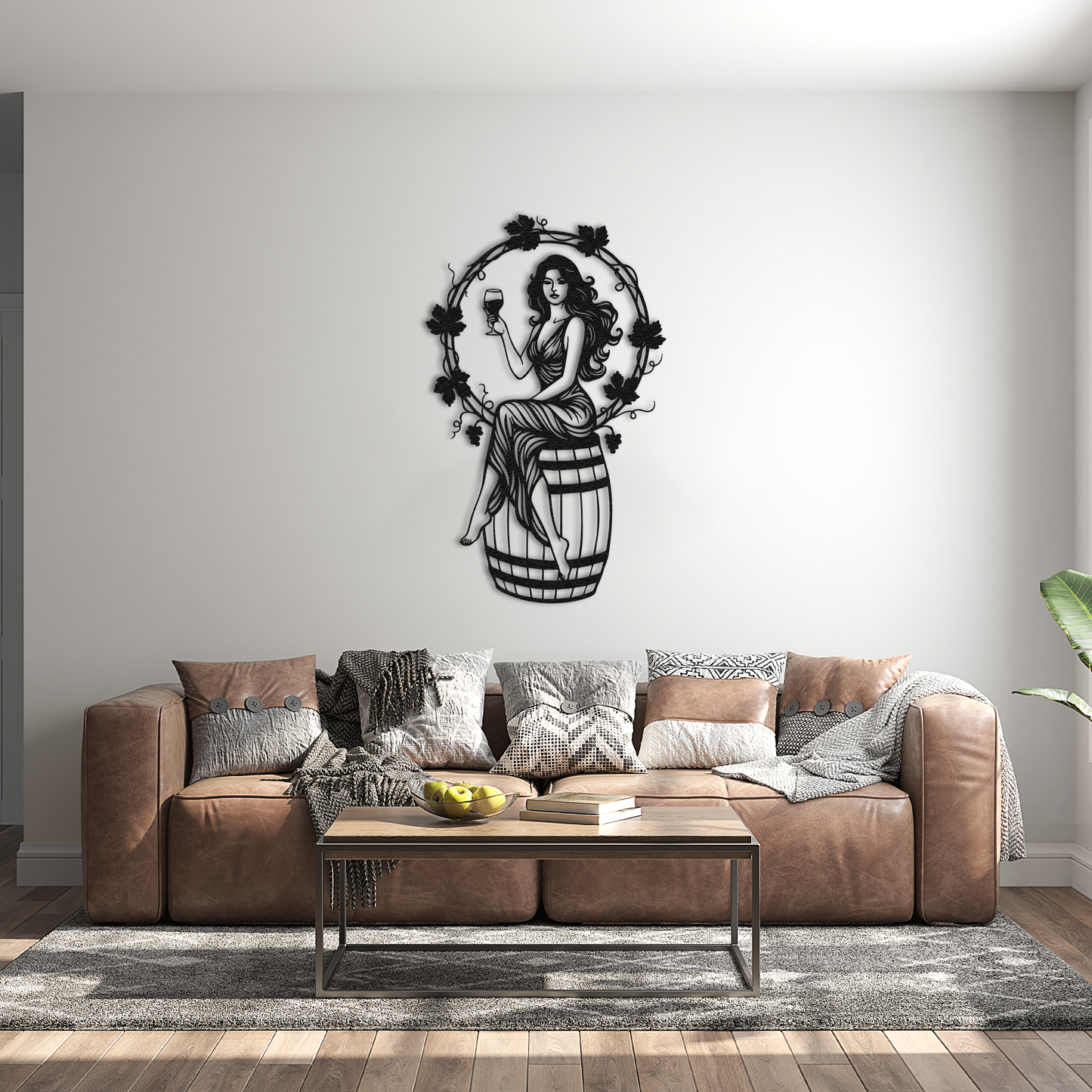 Wine & Woman Wall Decor