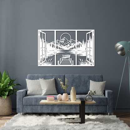 Scandinavian Style Metal Wall Art