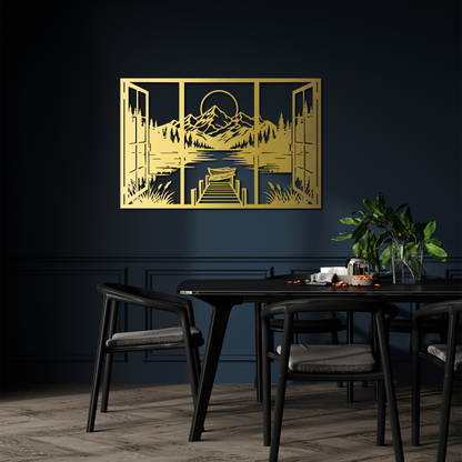 Scandinavian Style Metal Wall Art