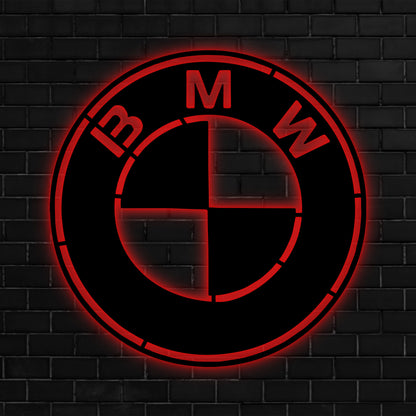BMW Metal Wall Decor