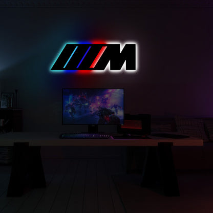 M Power Metal Wall Decor