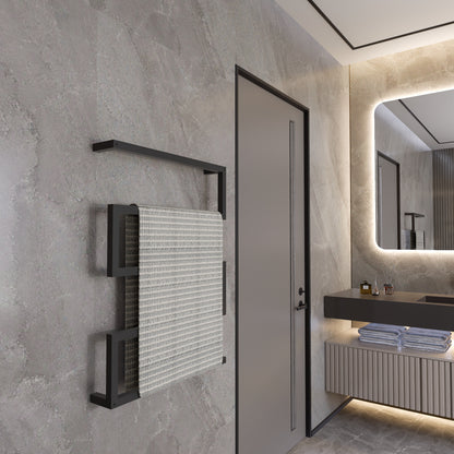 Modern Geometric Metal Towel Rack