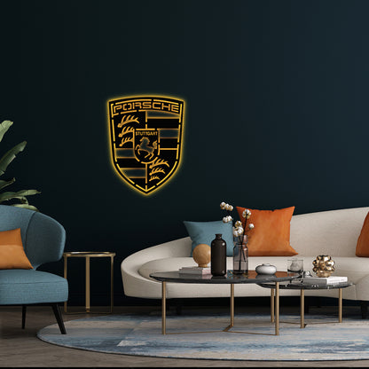 Porsche Metal Wall Decor