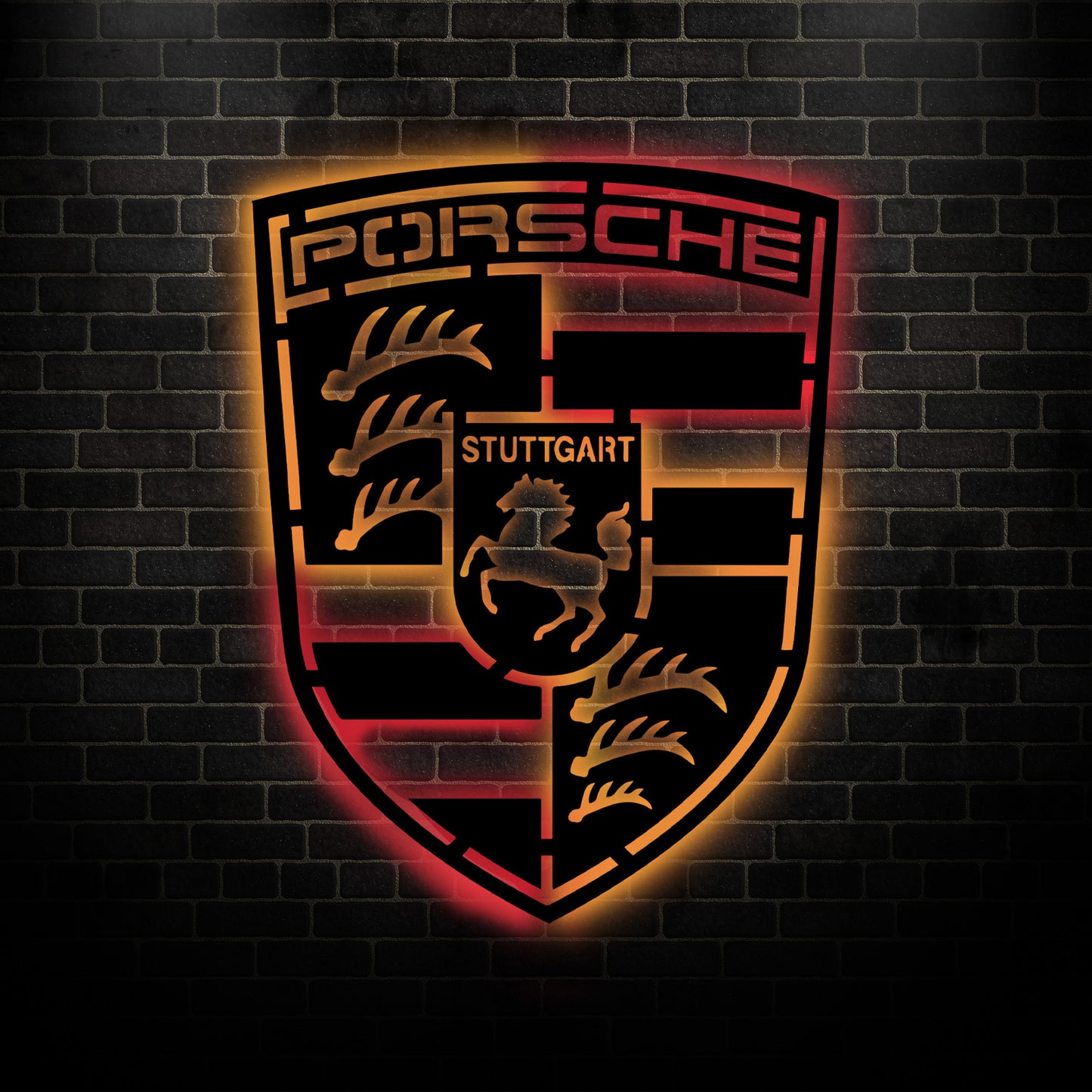 Porsche Metal Wall Decor