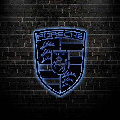 Porsche Metal Wall Decor