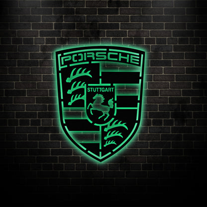 Porsche Metal Wall Decor