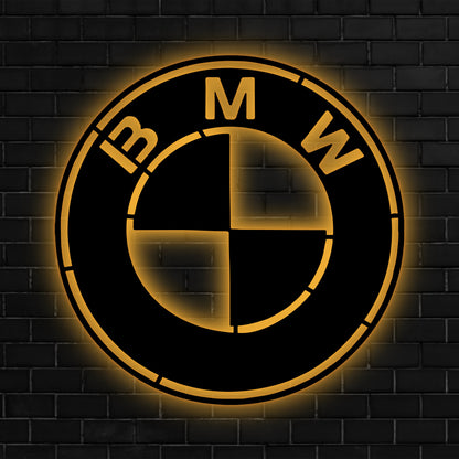 BMW Metal Wall Decor