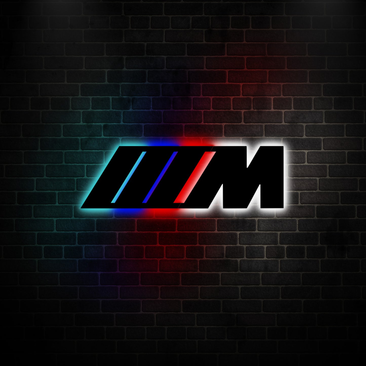 M Power Metal Wall Decor