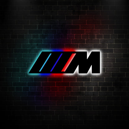 M Power Metal Wall Decor