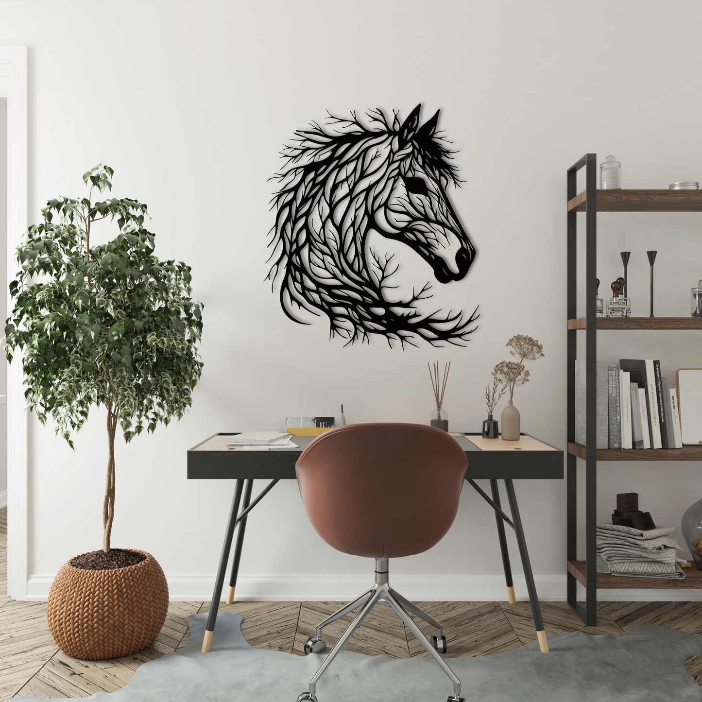🐎 Wild Horse Metal Wall Art