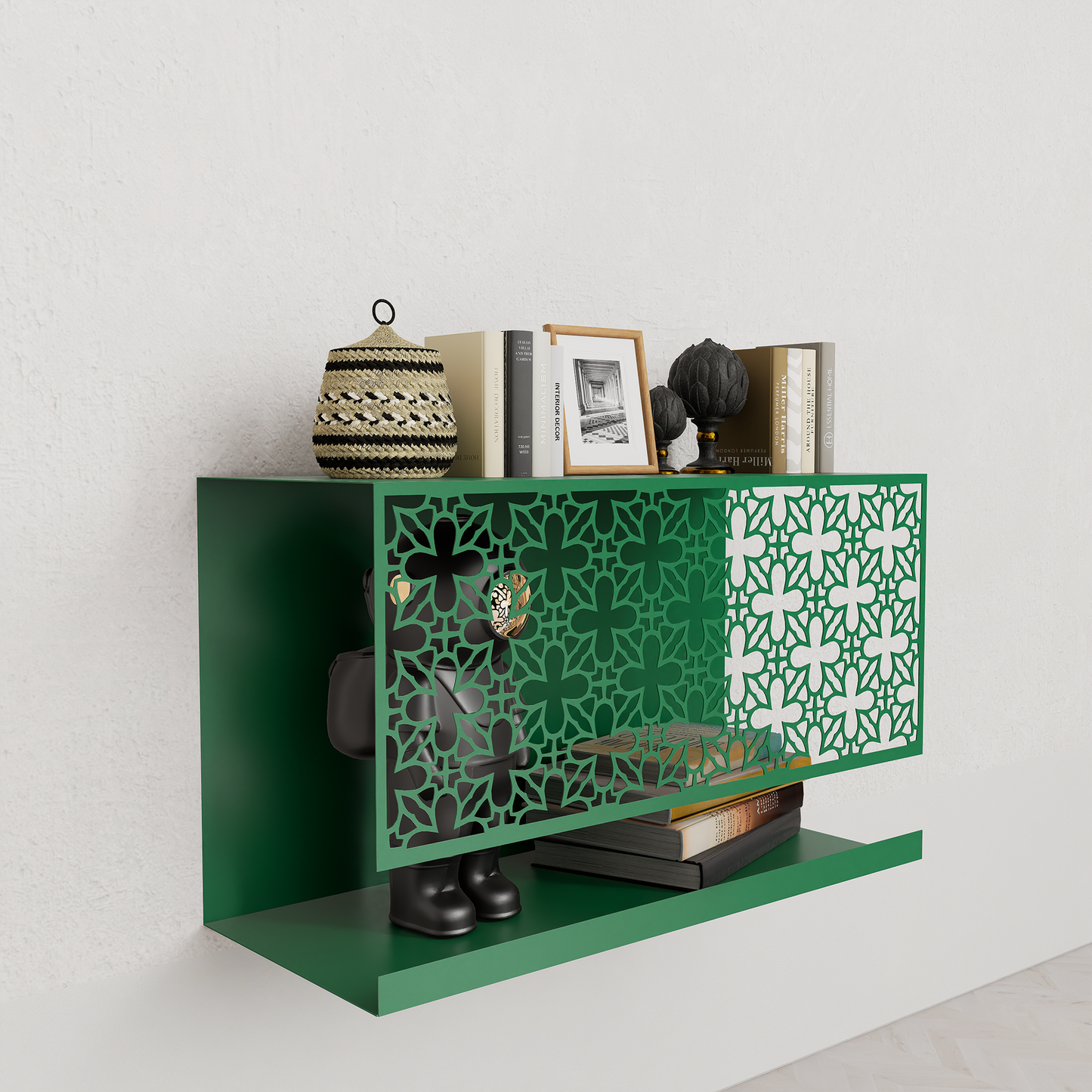 Minimalist Decorative Metal Wall Shelf