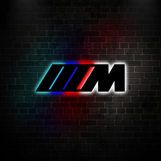 M Power Metal Wall Decor