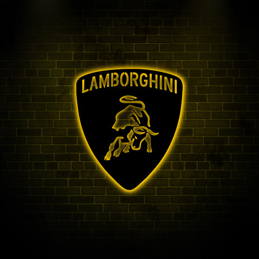 Lamborghini Metal Wall Decor