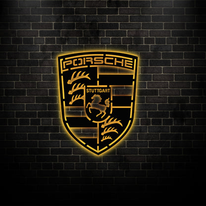 Porsche Metal Wall Decor
