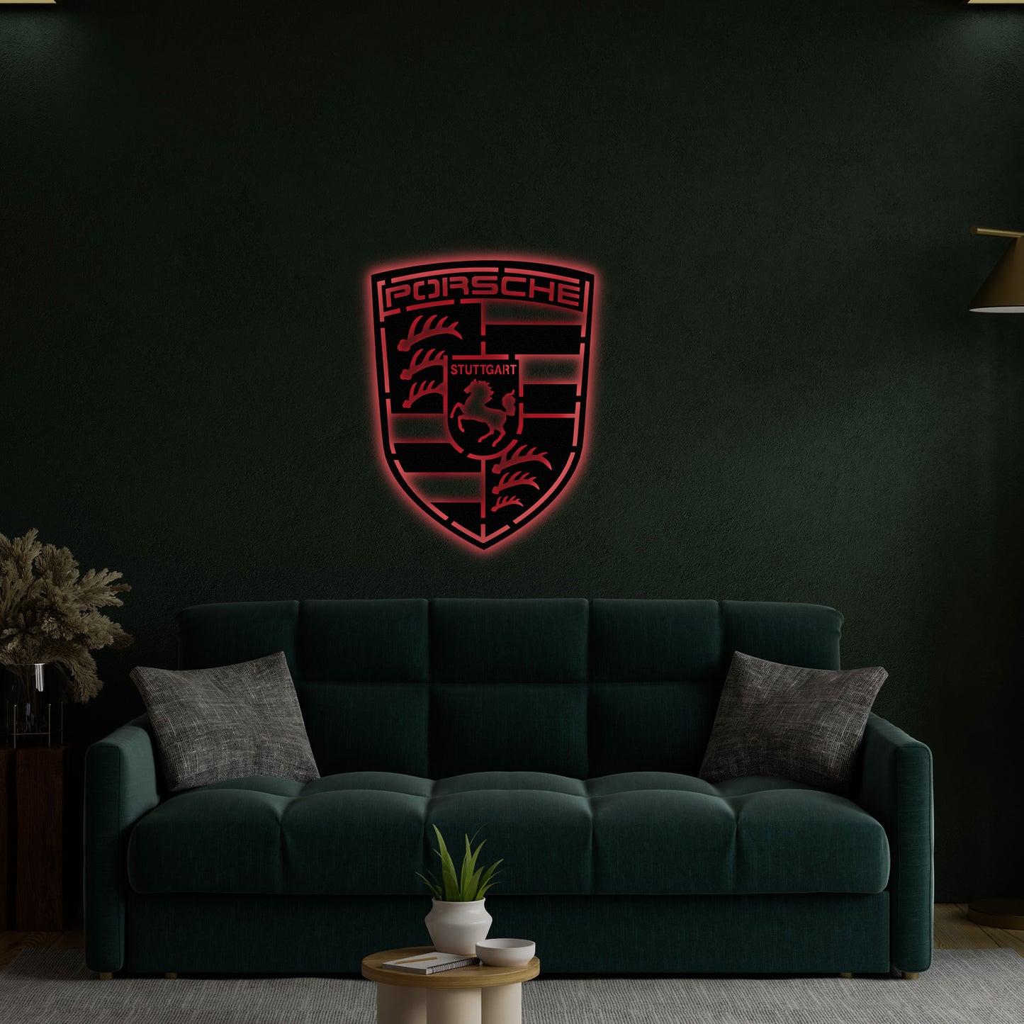 Porsche Metal Wall Decor