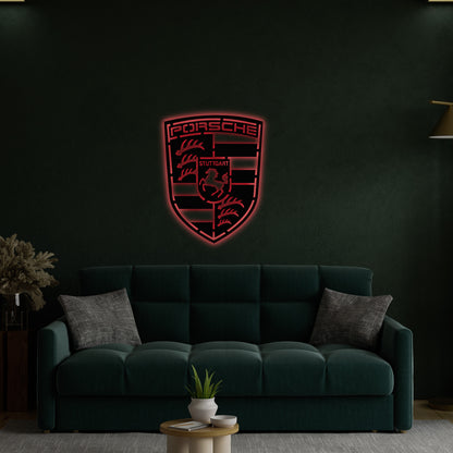 Porsche Metal Wall Decor