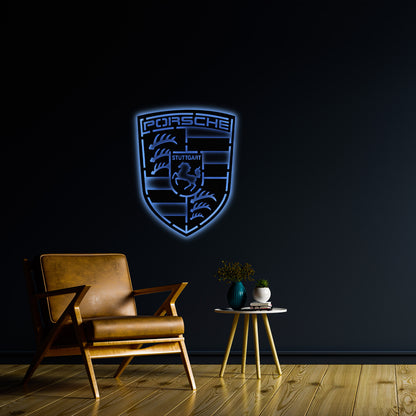 Porsche Metal Wall Decor