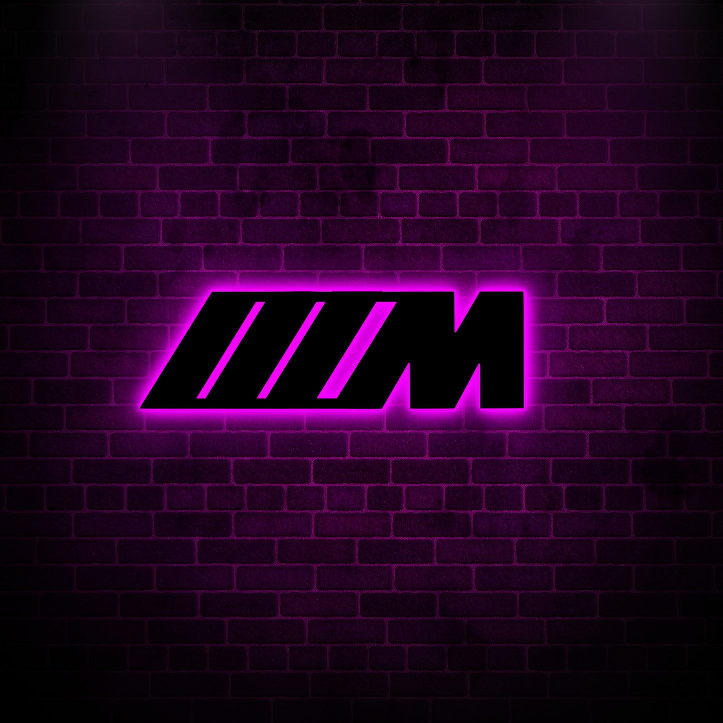 M Power Metal Wall Decor