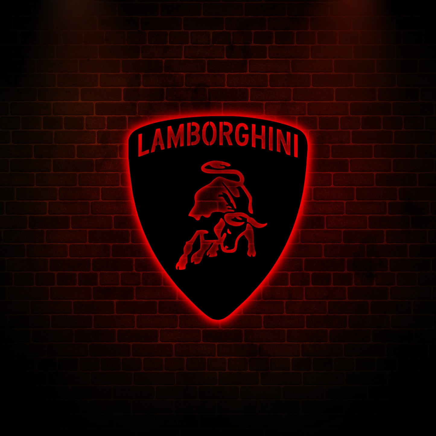 Lamborghini Metal Wall Decor