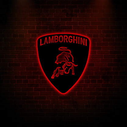 Lamborghini Metal Wall Decor