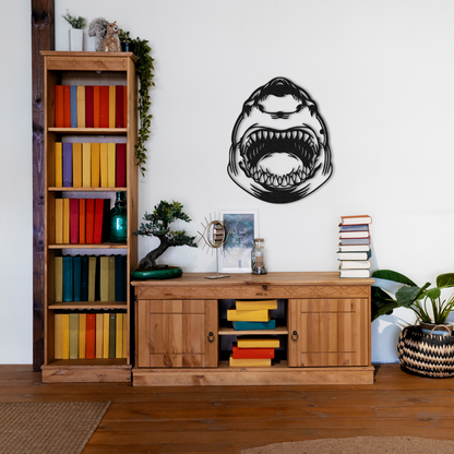 Shark Metal Wall Art – Ocean Inspired Modern Home Decor