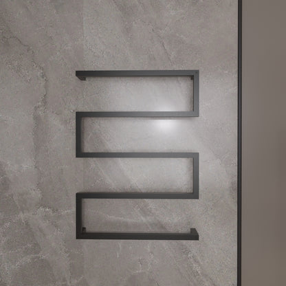 Modern Geometric Metal Towel Rack