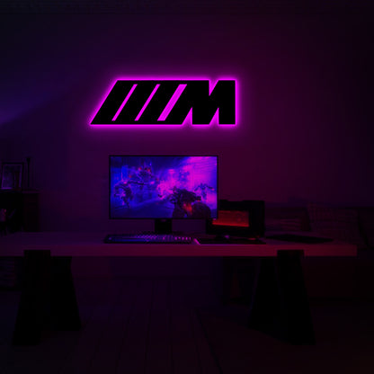 M Power Metal Wall Decor