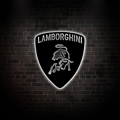 Lamborghini Metal Wall Decor