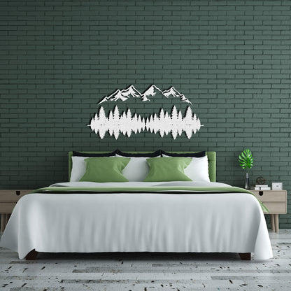 Mountain Modern Wall Decor, Mountain Metal Wall Decor, Mountain, Mountain Metal Wall Art, Living Room Decor, Outdoor Wall Art, Wall Sign Art