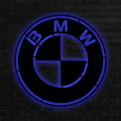 BMW Metal Wall Decor