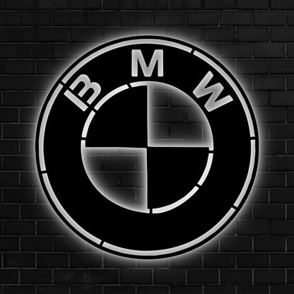 BMW Metal Wall Decor