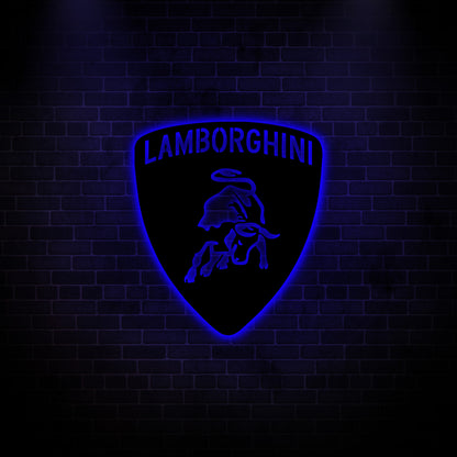 Lamborghini Metal Wall Decor