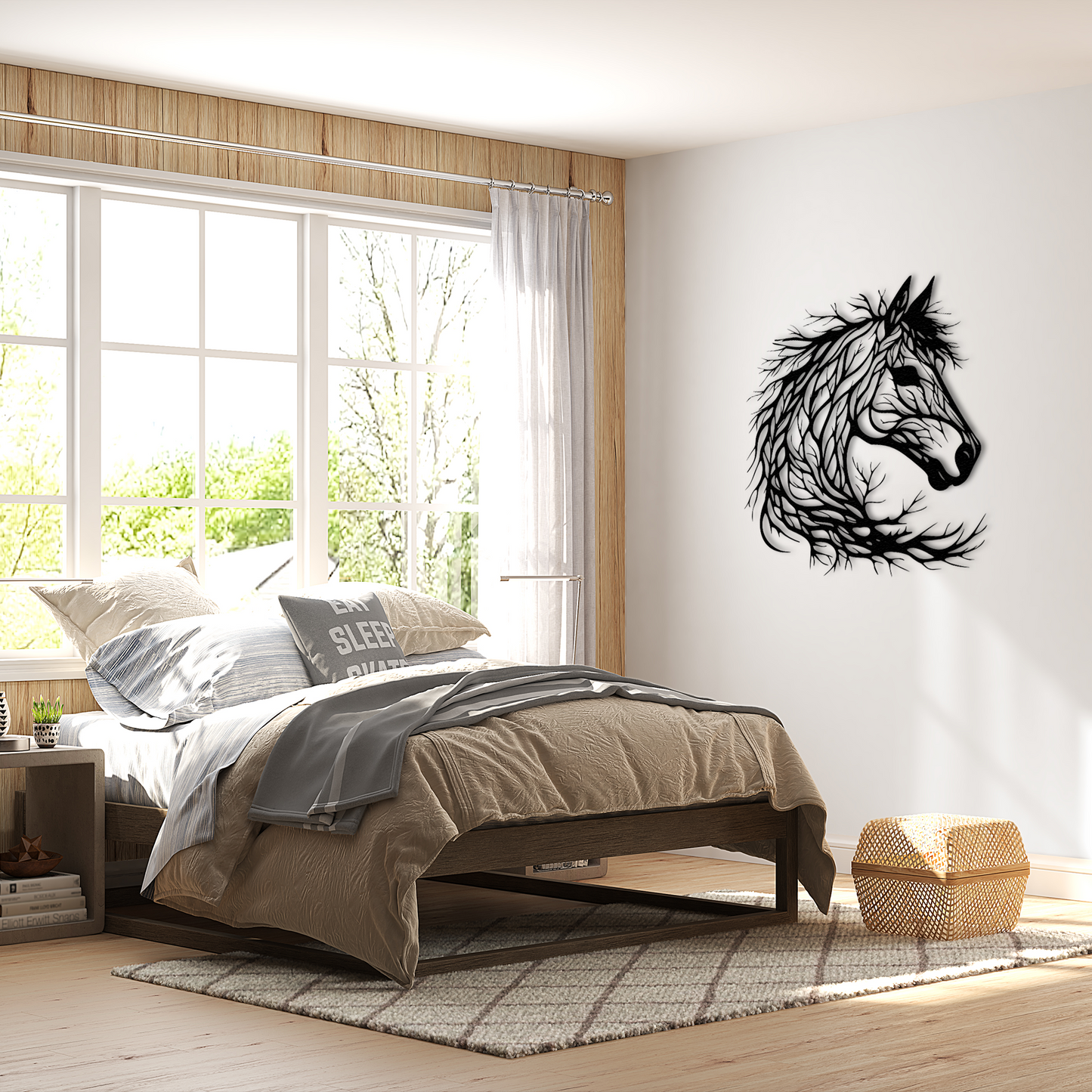 🐎 Wild Horse Metal Wall Art