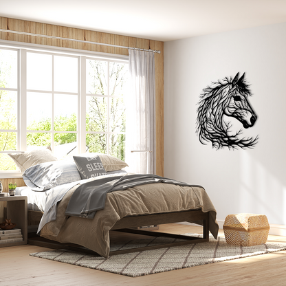🐎 Wild Horse Metal Wall Art