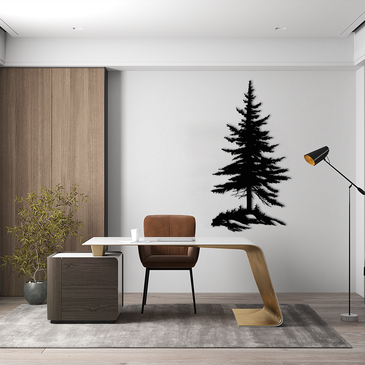 🌳 Nature-Inspired Metal Wall Art