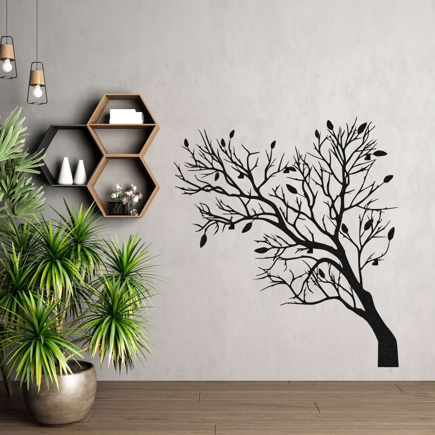 Large Gold Branch Wall Art