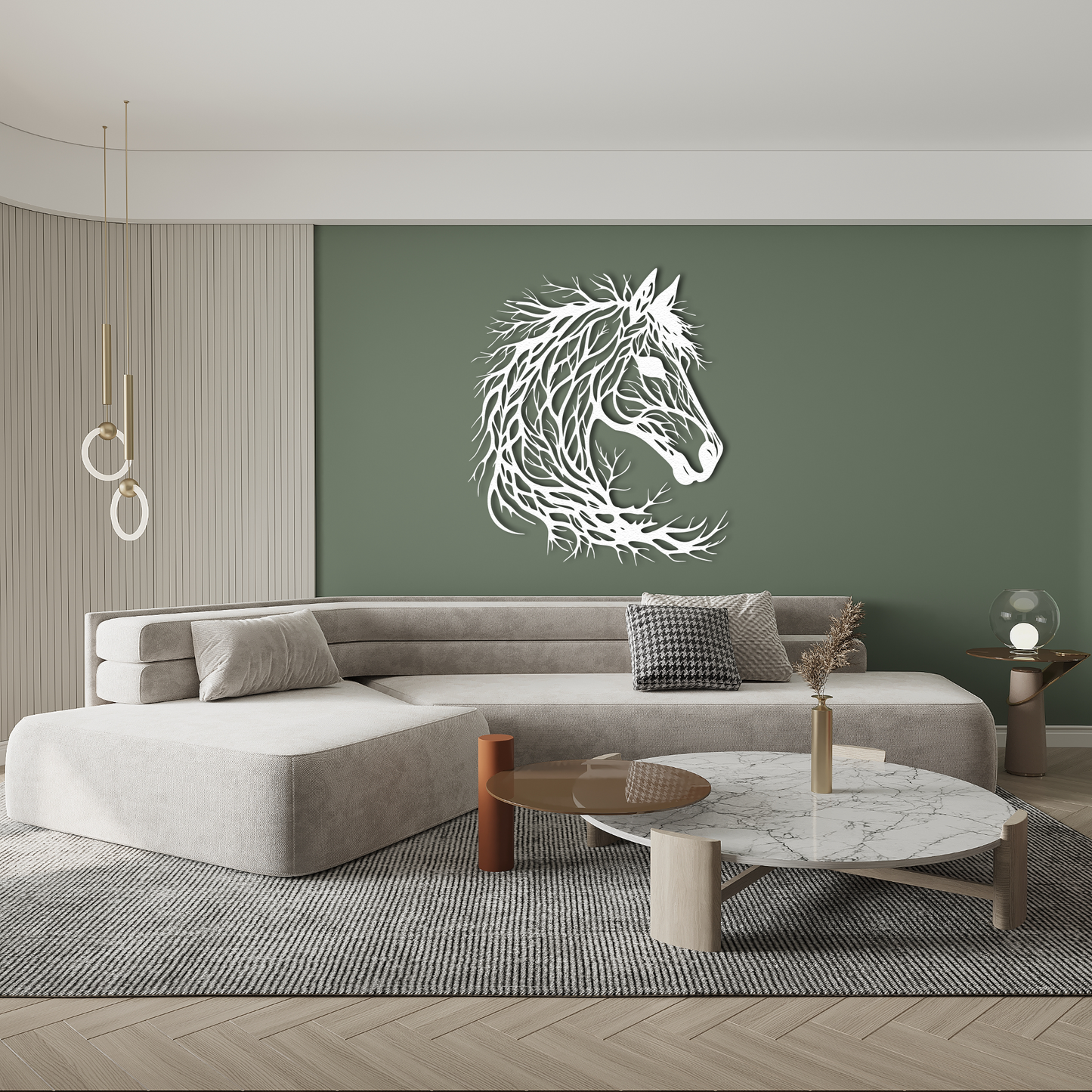 🐎 Wild Horse Metal Wall Art